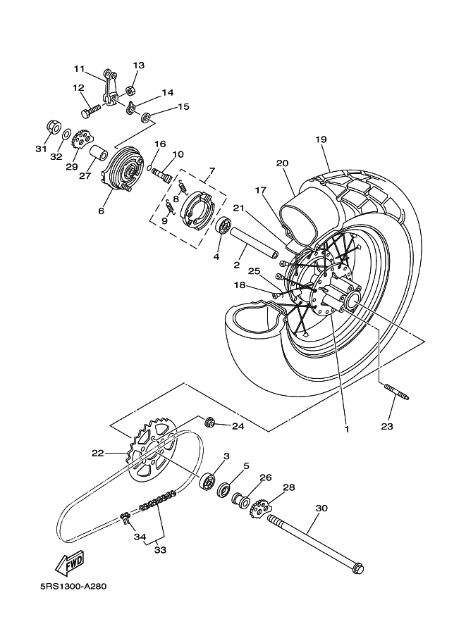 Rear Wheel