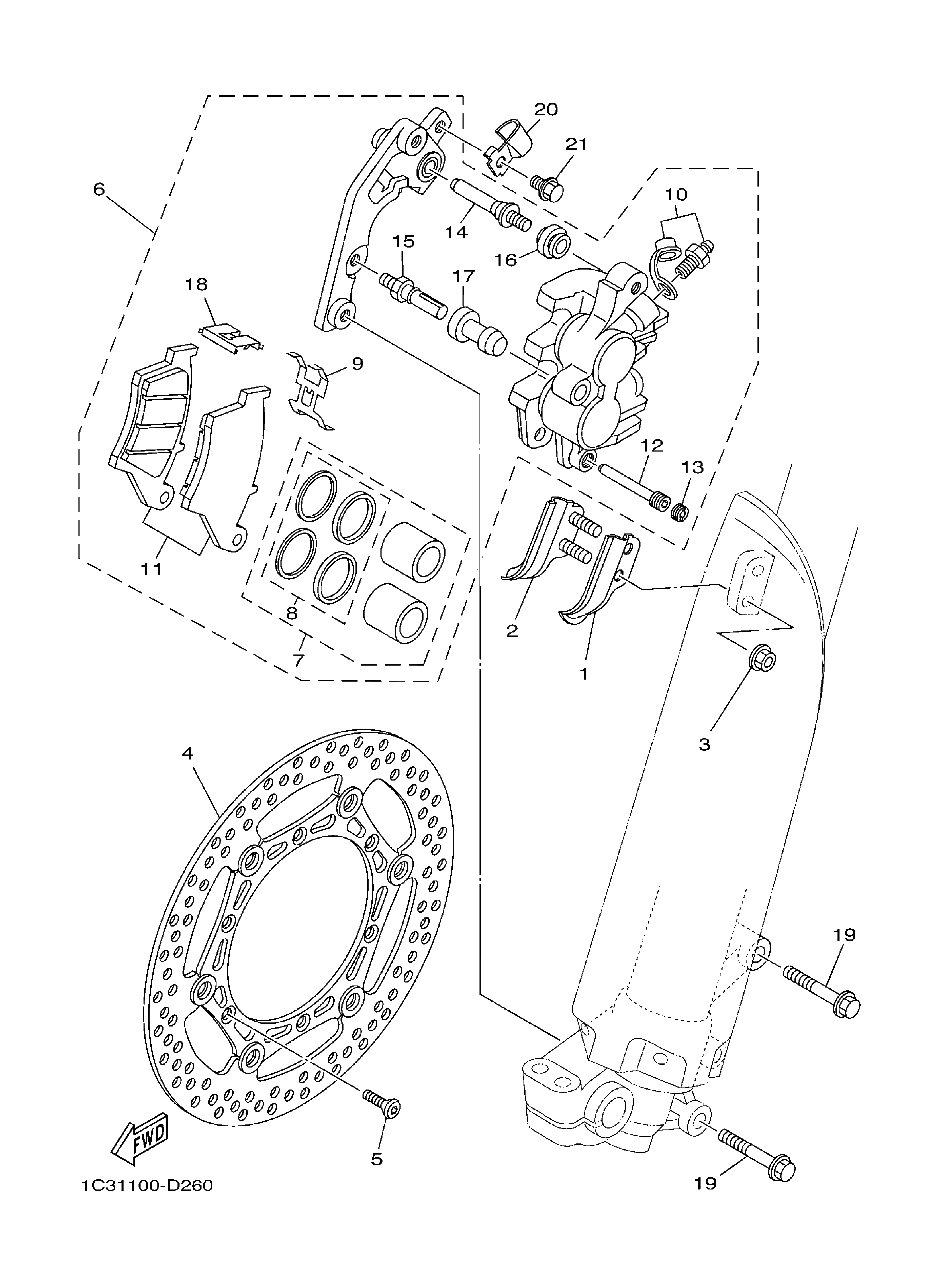 Front Brake Caliper