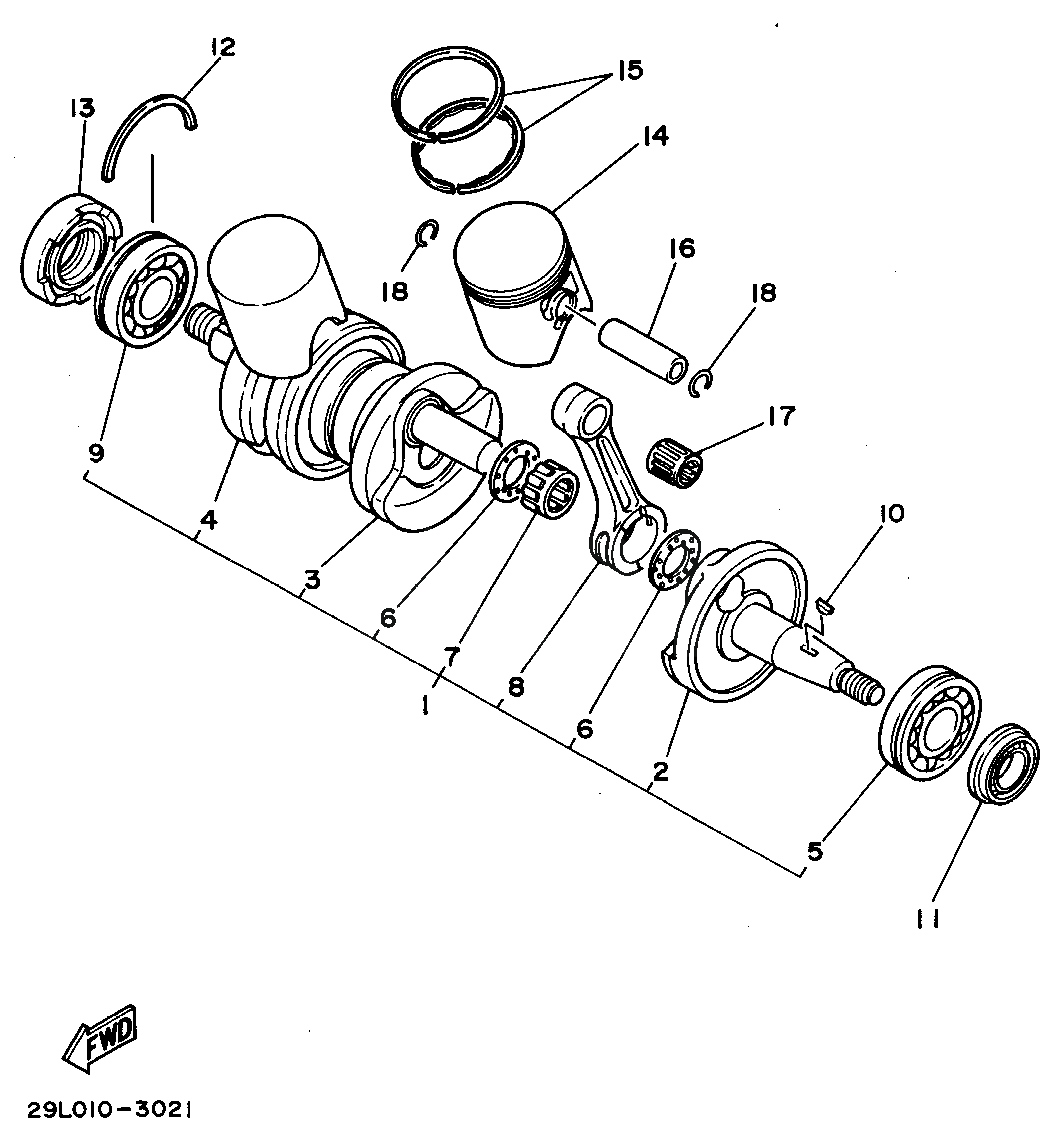 Crankshaft Piston
