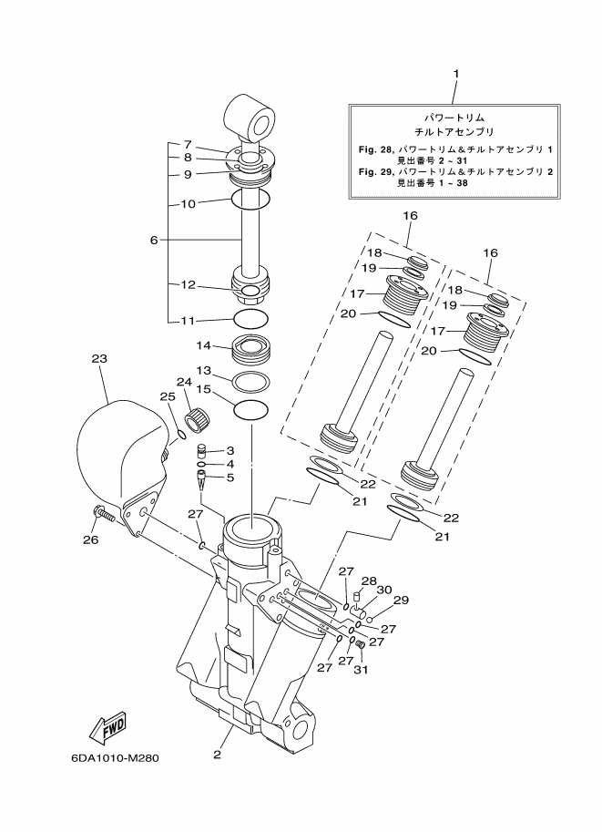 Power Trim & Tilt Assembly