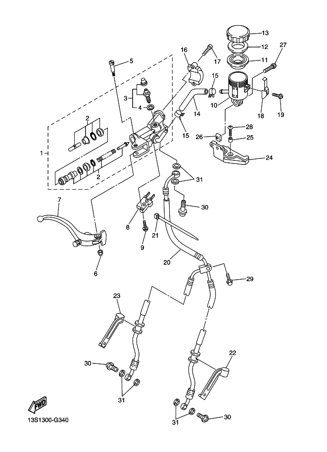 Front Master Cylinder