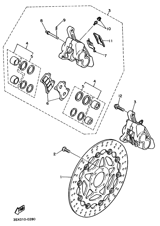 Front Brake Caliper