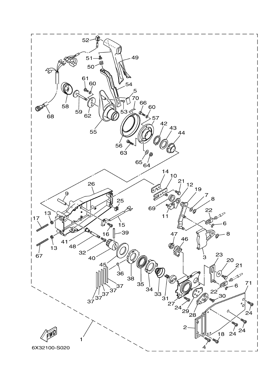 Flush Left Control Assy
