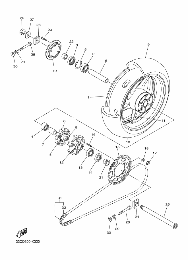 Rear Wheel
