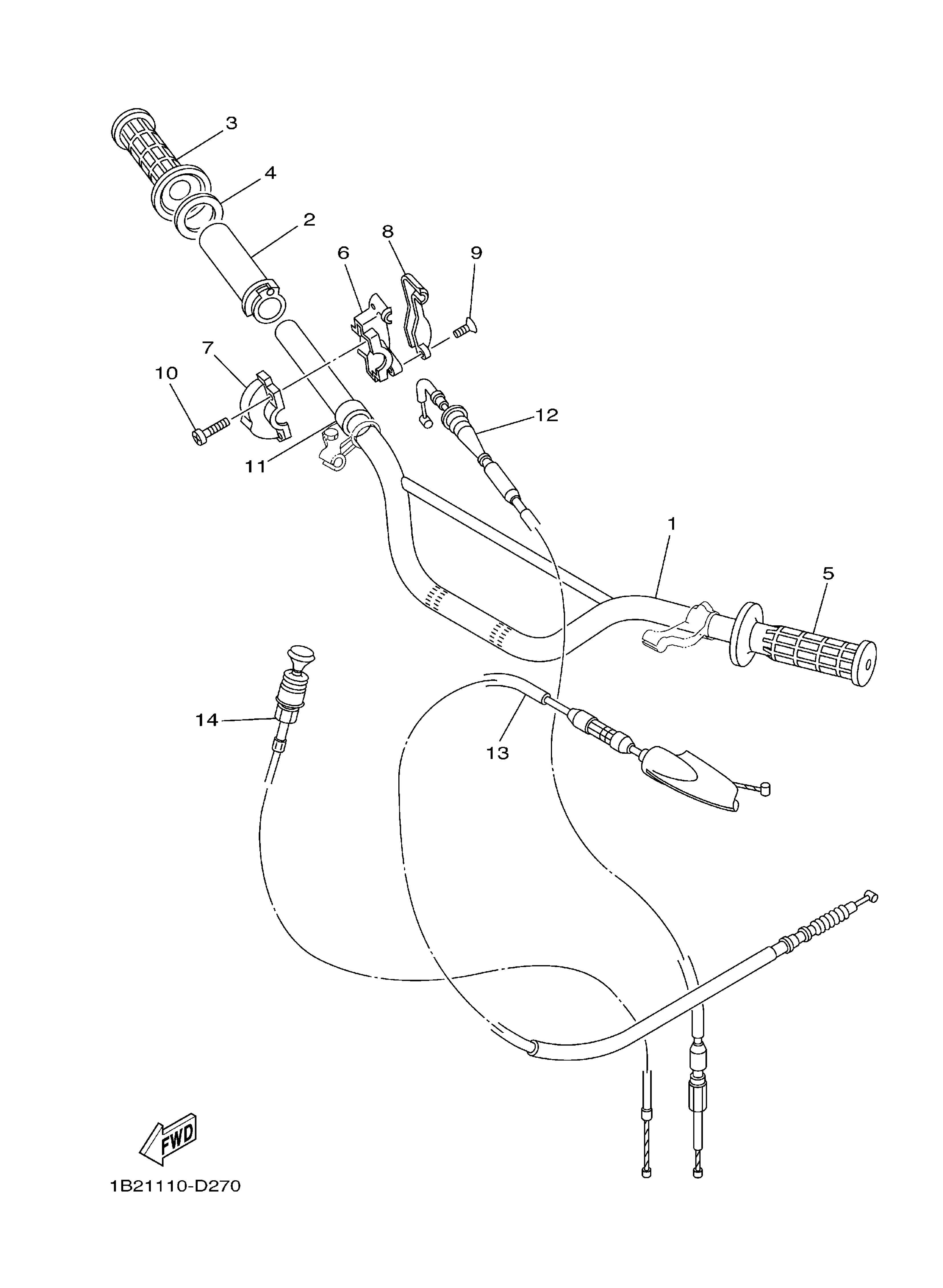 Steering Handle Cable