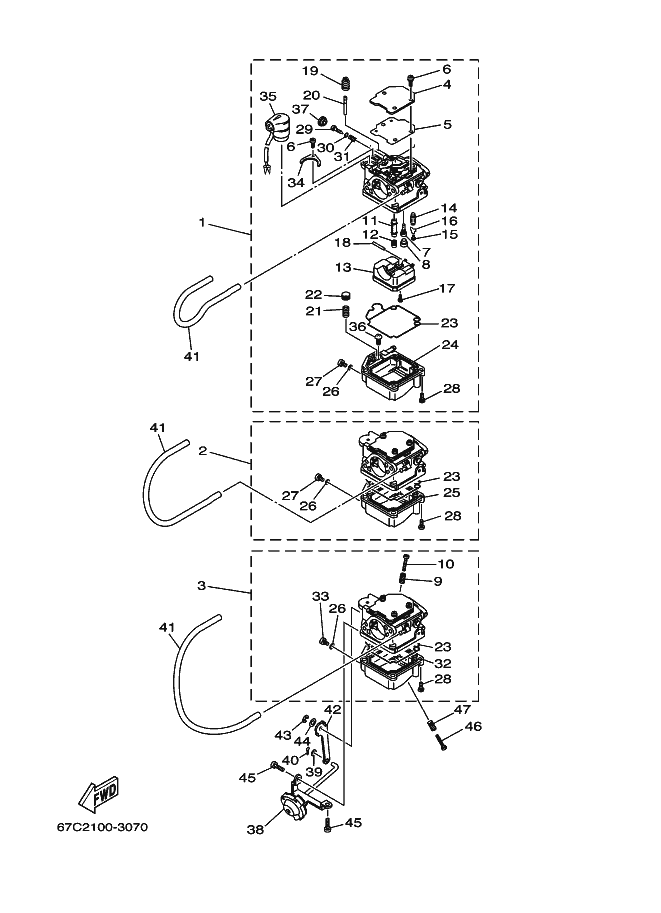 67C-14980-00-00 Body, Float Chamber Yamaha | YoshiParts