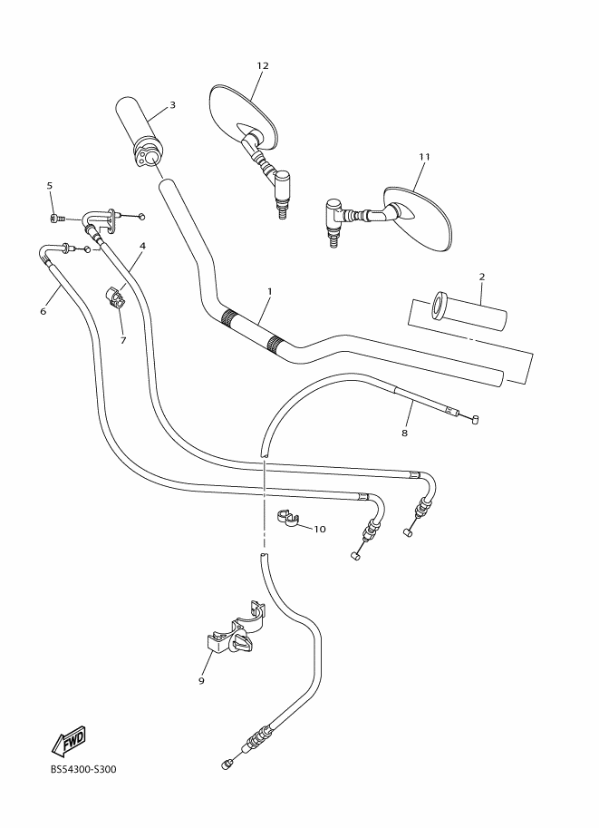Steering Handle & Cable