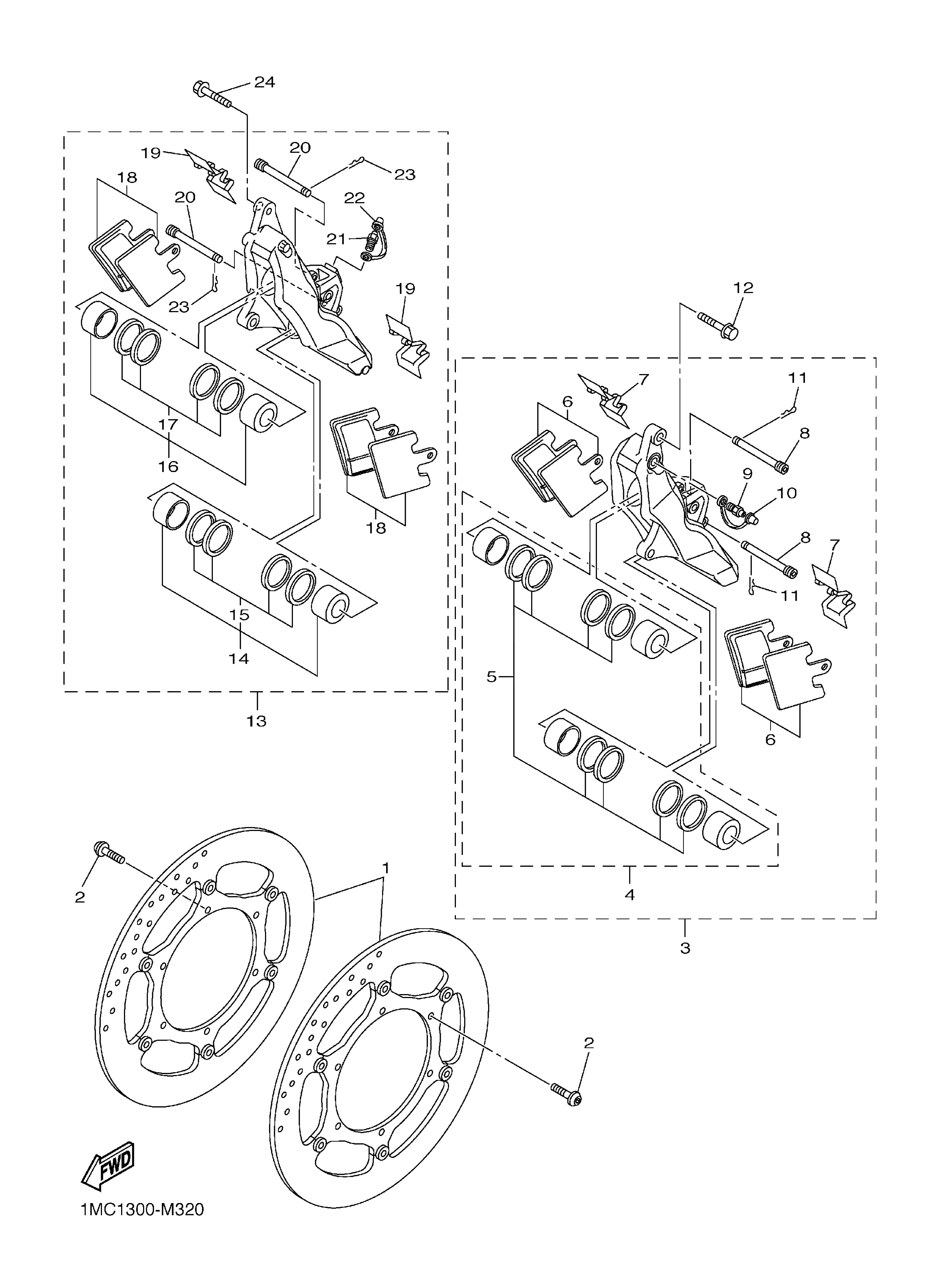 Front Brake Caliper