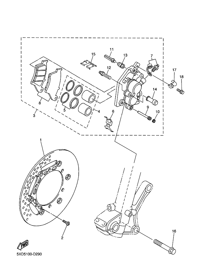 Front Brake Caliper