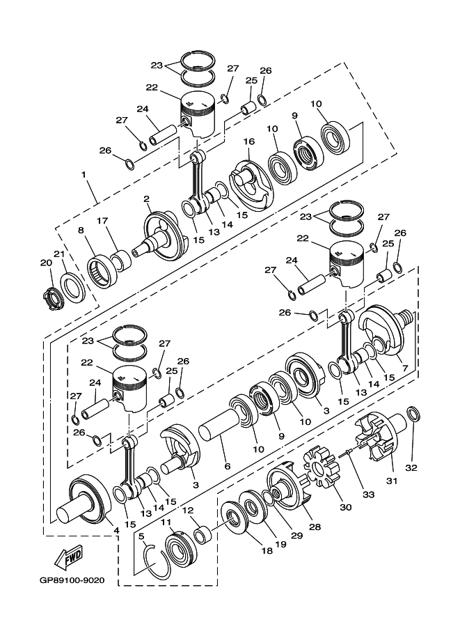 Crankshaft Piston