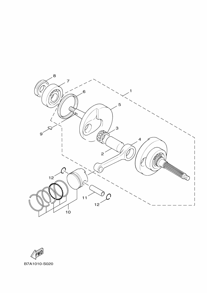 Crank Shaft Piston