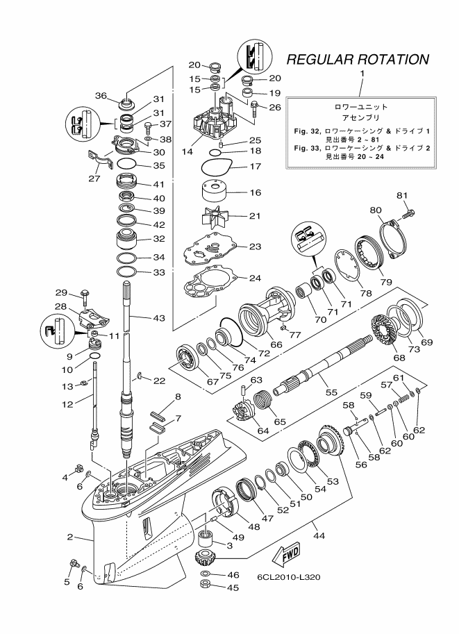 Lower Casing & Drive