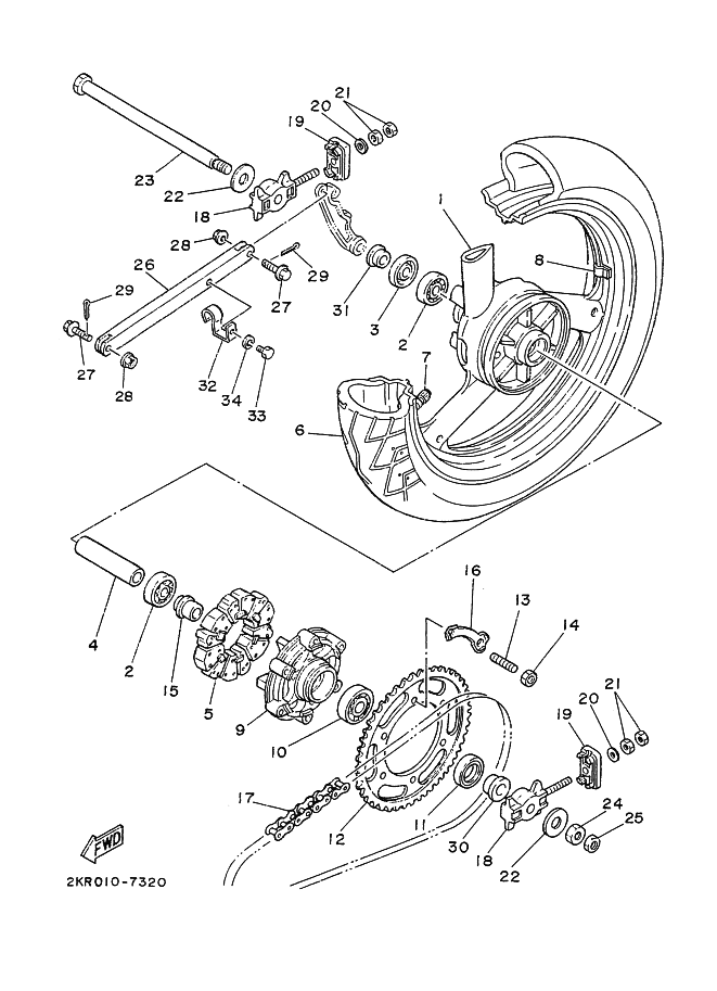 Rear Wheel