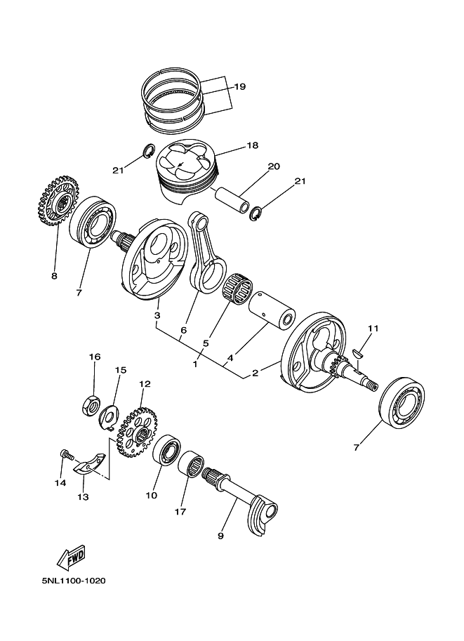Crankshaft Piston