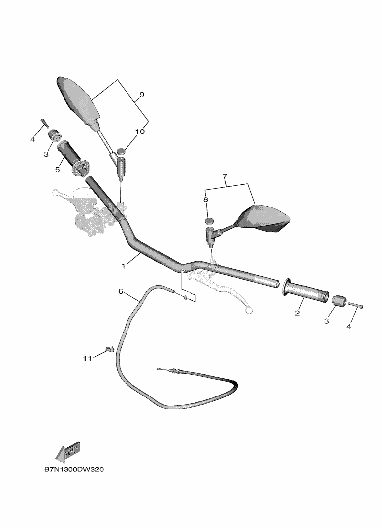 Handlebar Cable
