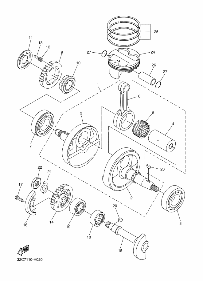 Crank Shaft Piston