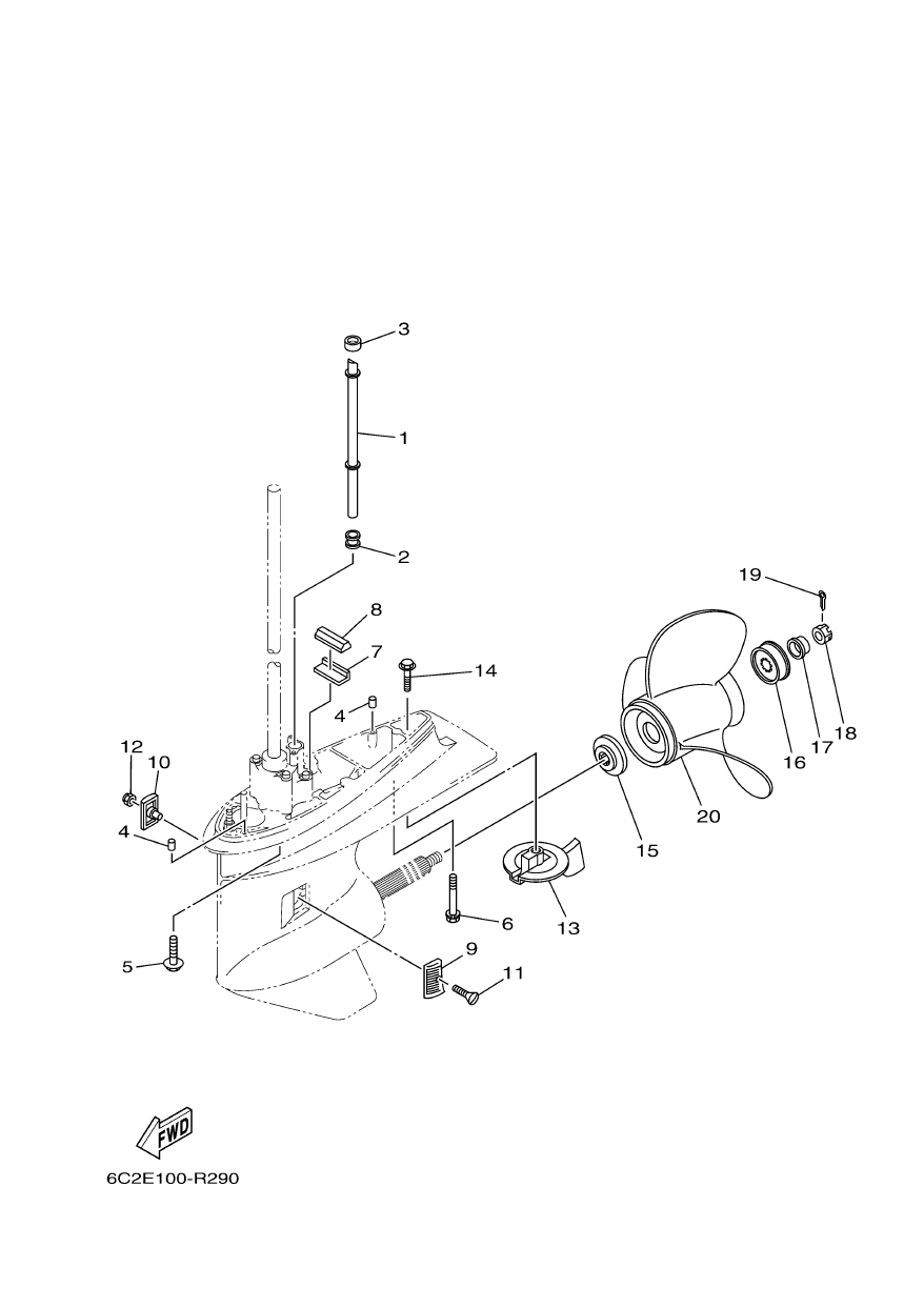 Propeller Transmission Control Box