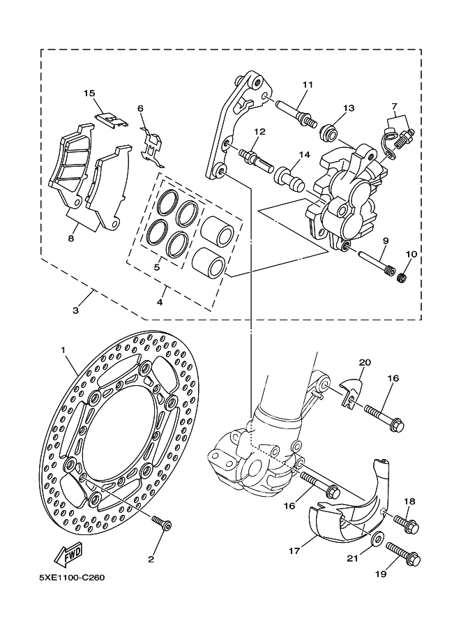 Front Brake Caliper