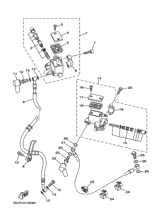 Front Master Cylinder
