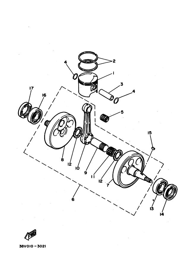 Engine Crankshaft Piston