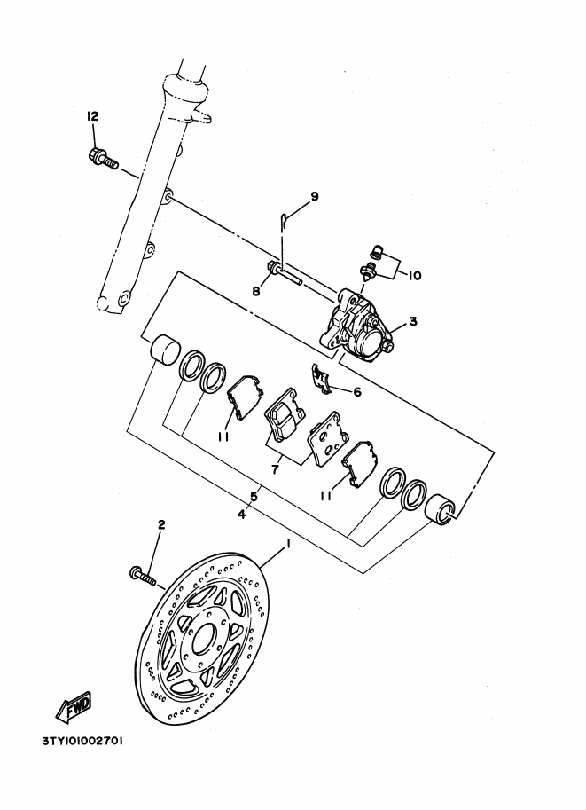 Front Brake Caliper