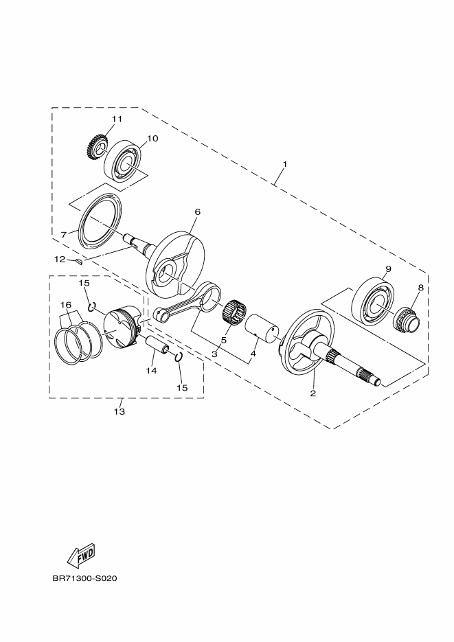 Crank Shaft Piston
