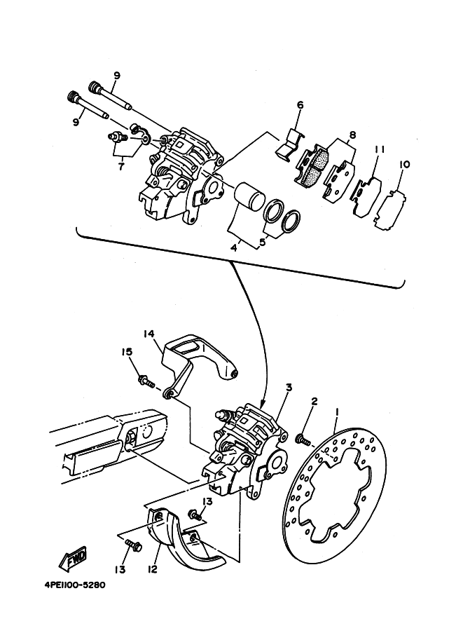 Rear Brake Caliper