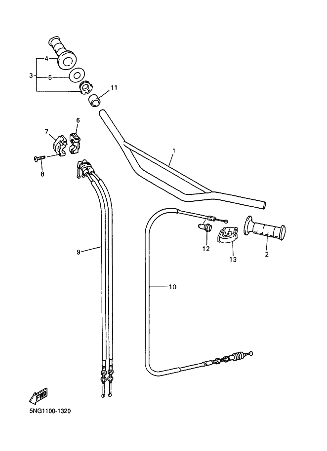 Steering Handle & Cable