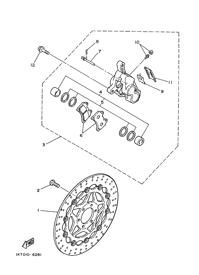 Front Brake Caliper