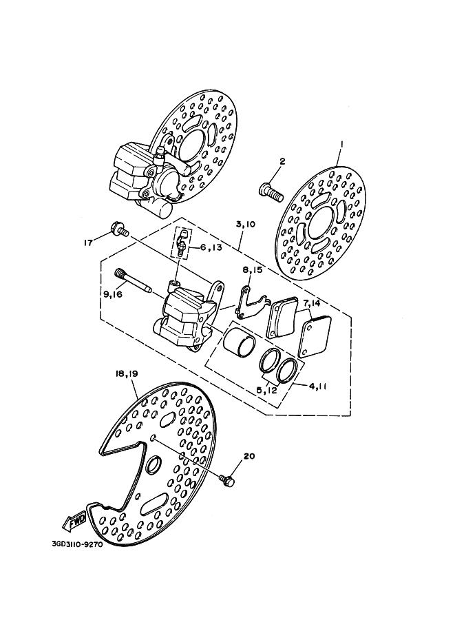 Front Brake Caliper