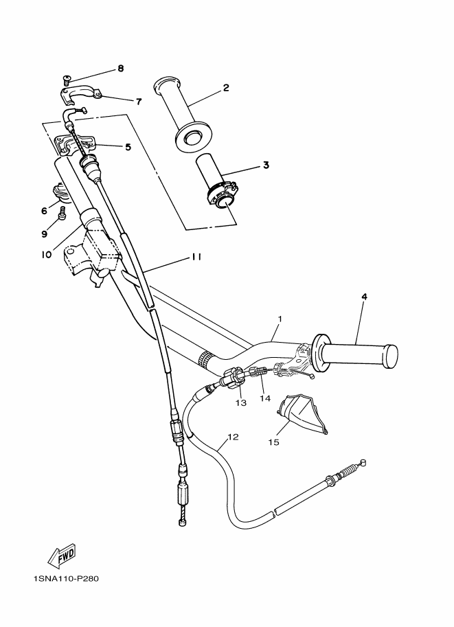 Steering Handle & Cable