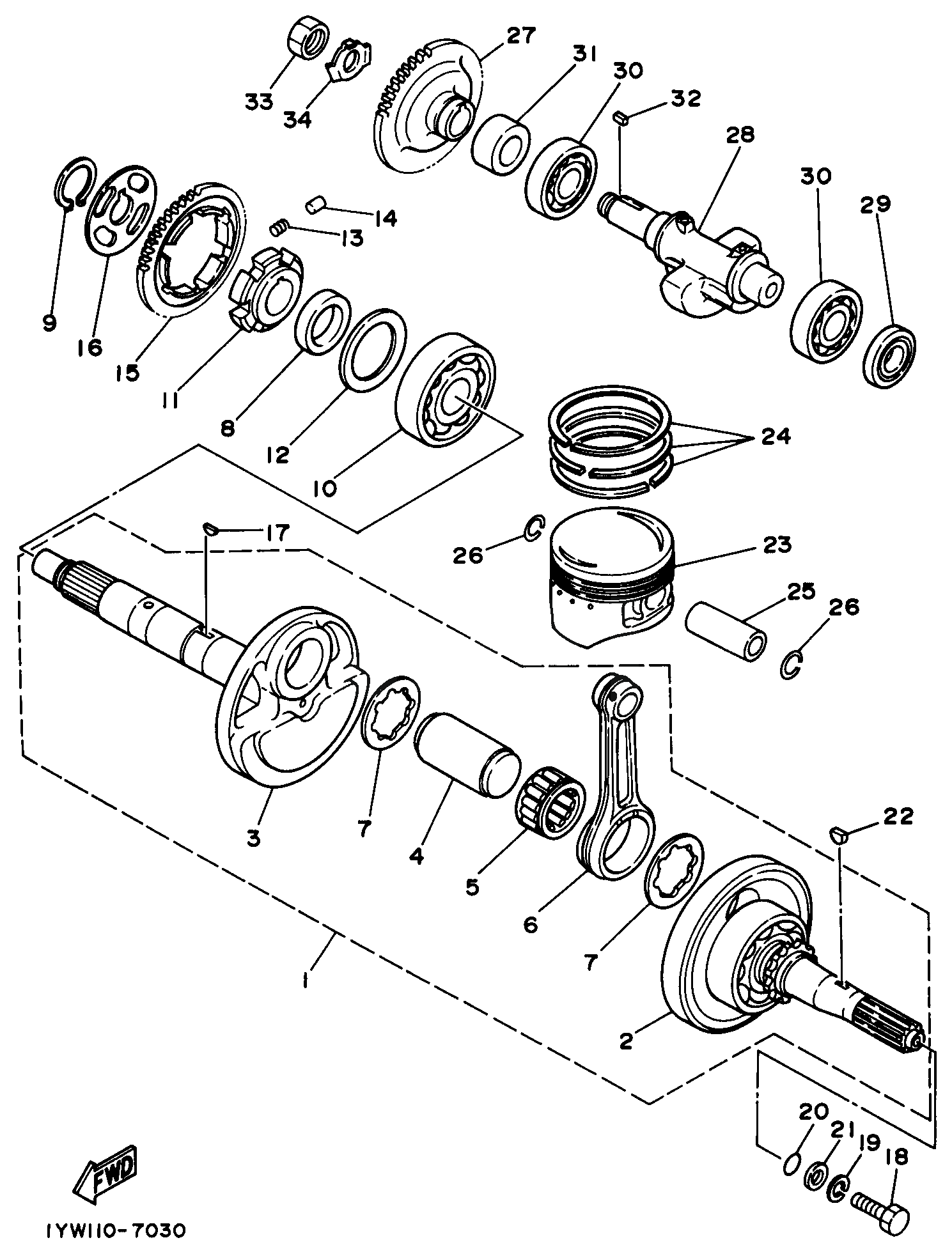 Crankshaft Piston