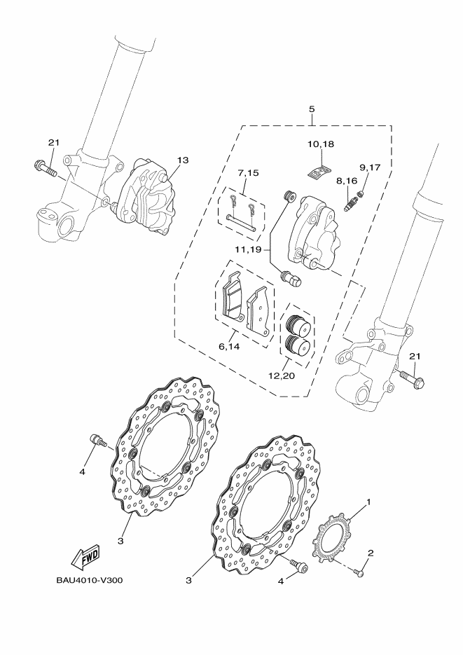 Front Brake Caliper