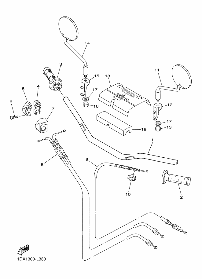 Steering Handle & Cable