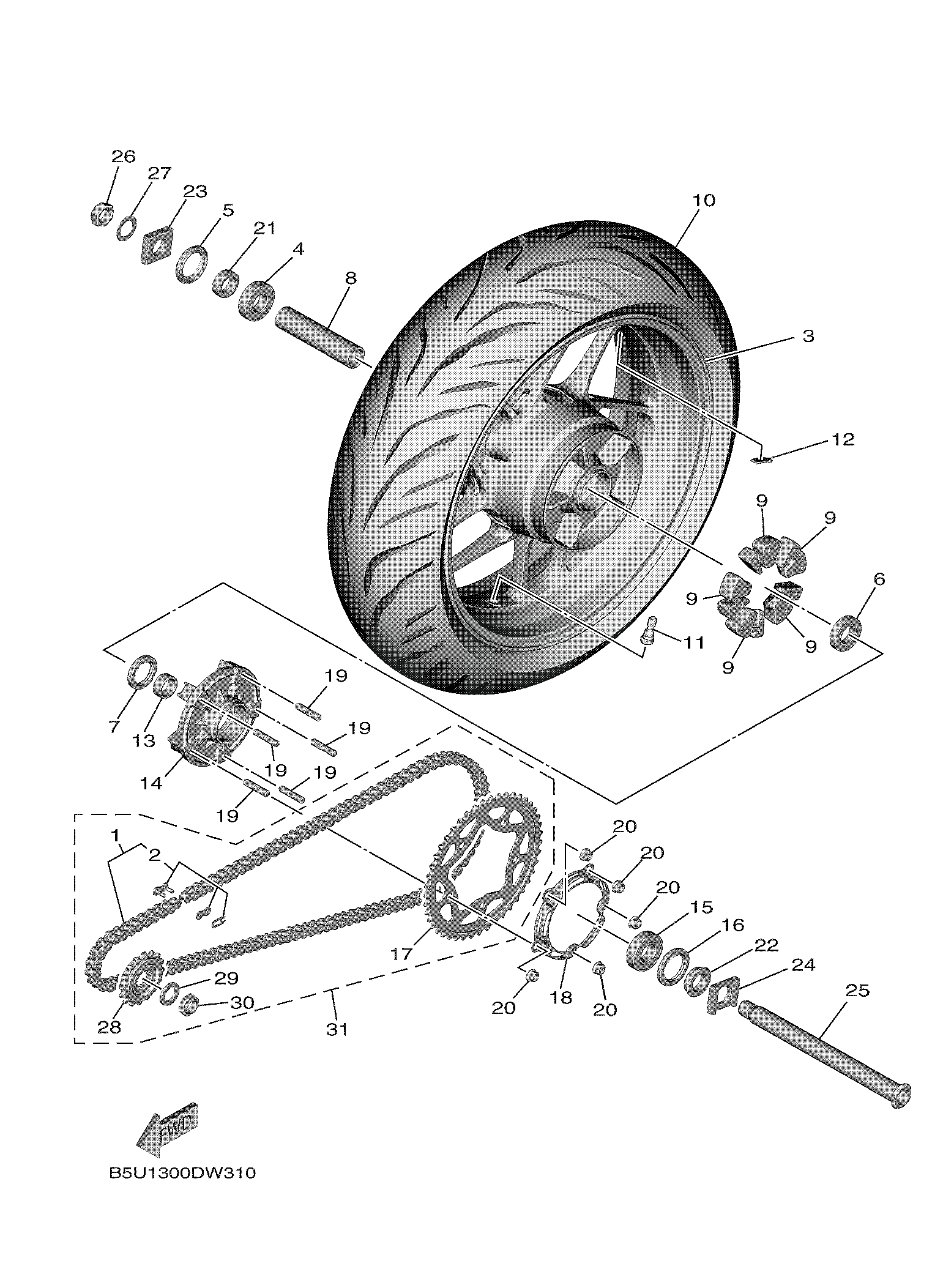 Rear Wheel