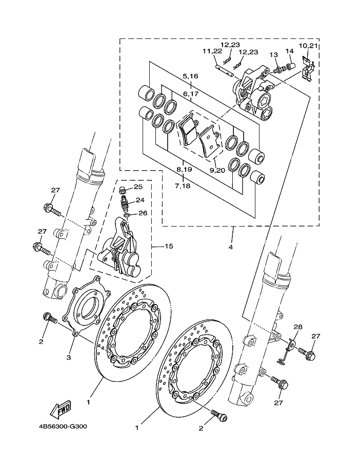Front Brake Caliper