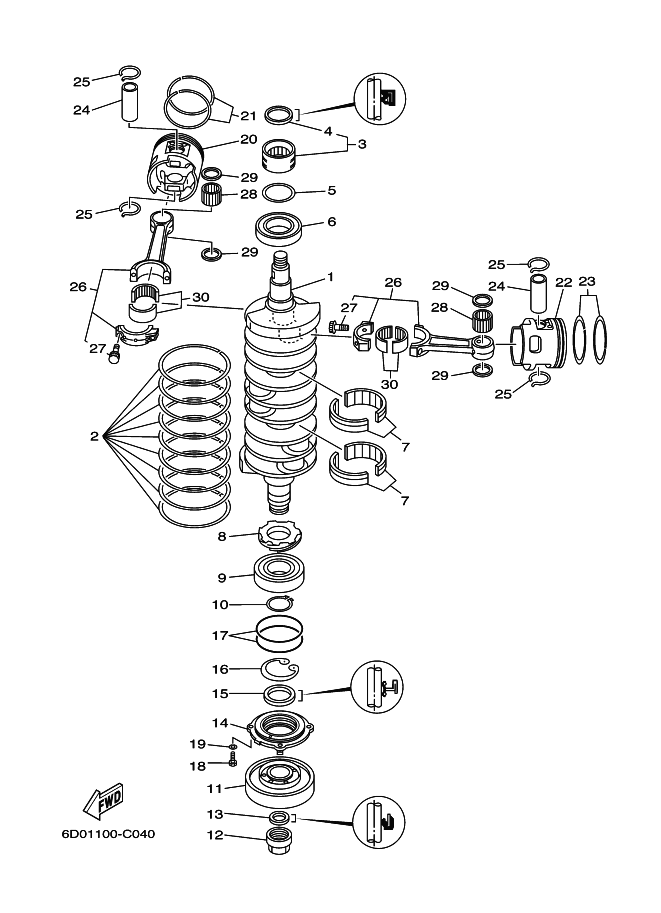 Crank Shaft Piston
