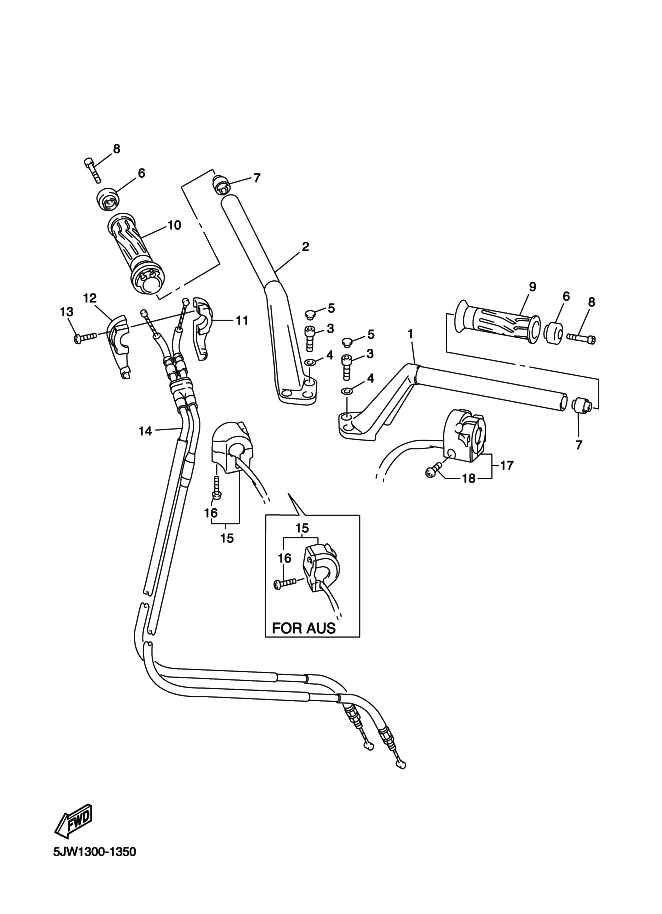 Steering Handle & Cable