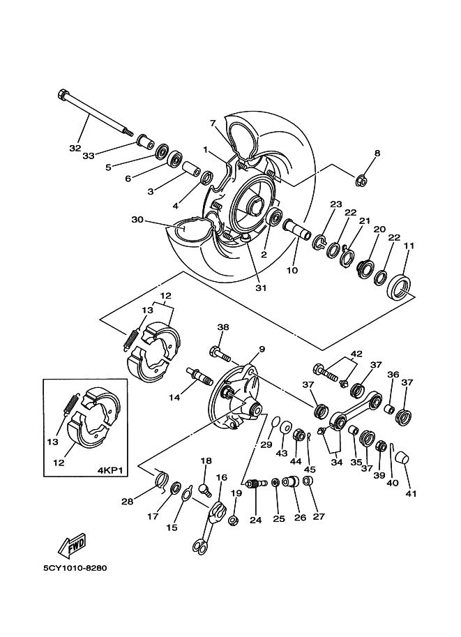 3N2-F5136-00-00 Bush Yamaha | YoshiParts