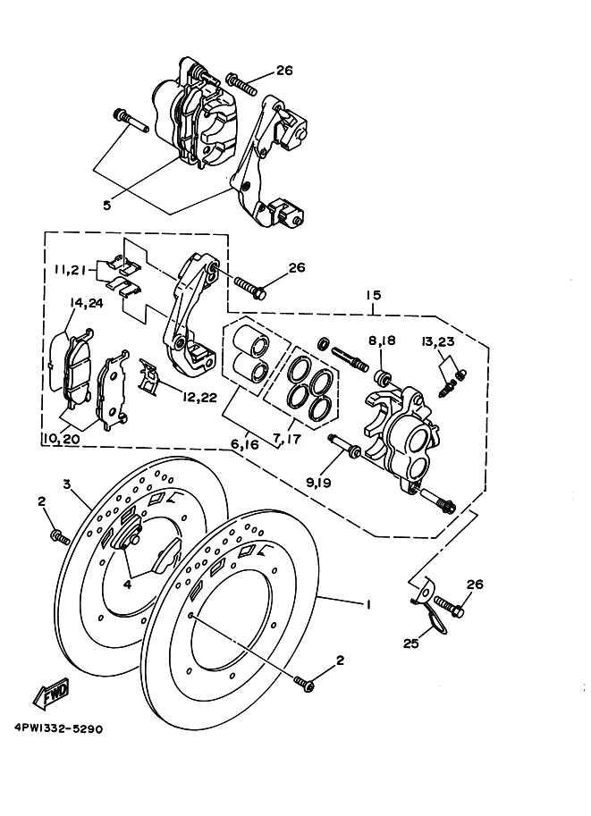 Front Brake Caliper