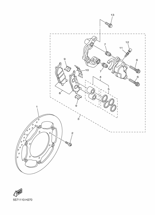 Front Brake Caliper
