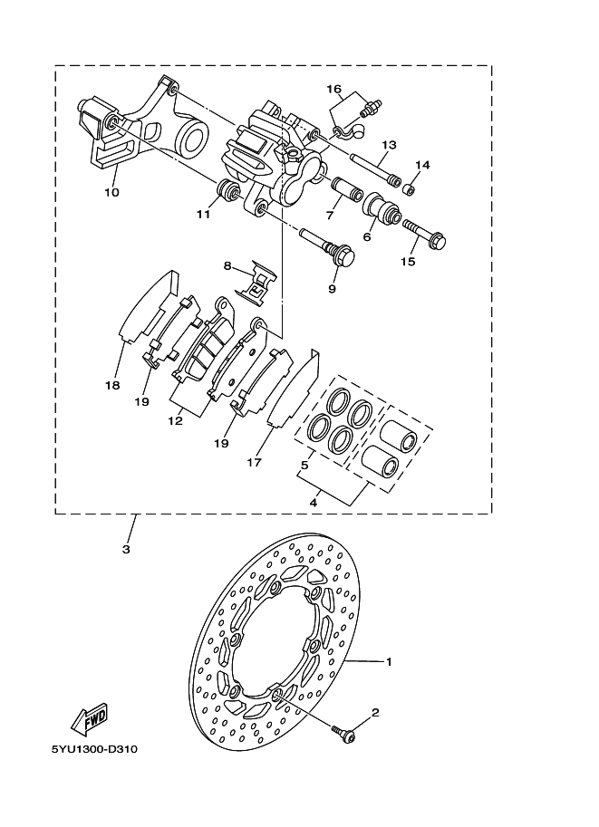 Rear Brake Caliper