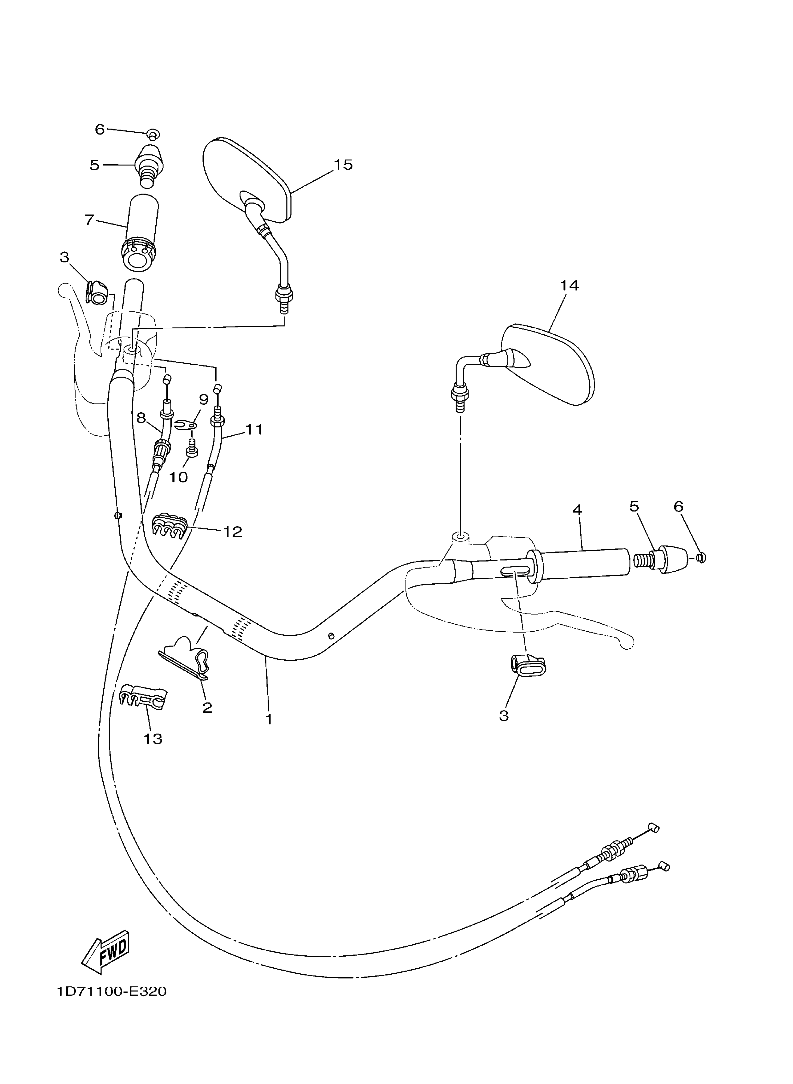 Steering Handle Cable