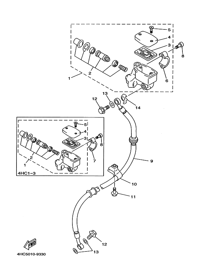 Front Master Cylinder