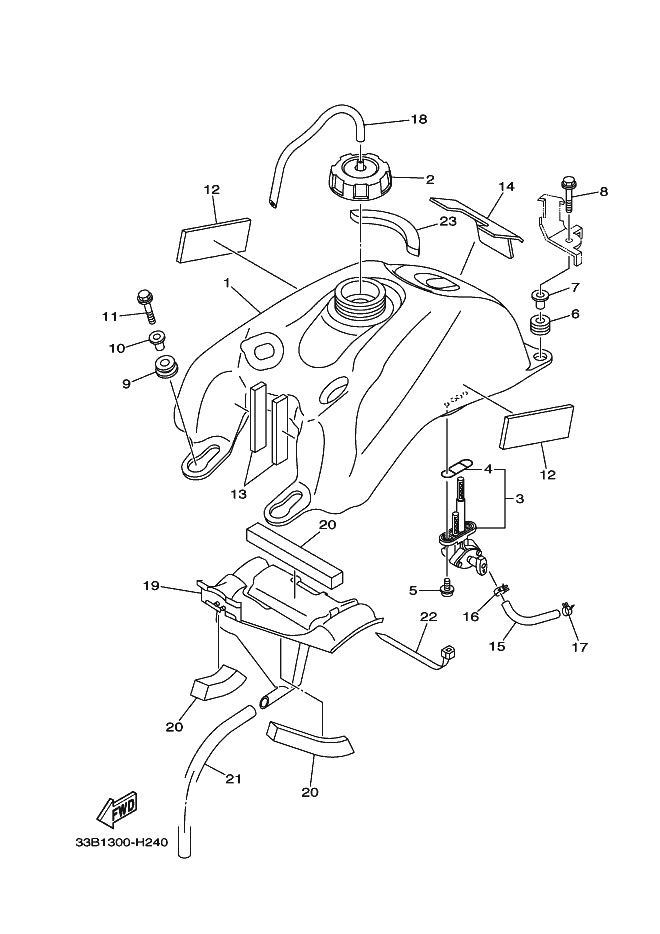 4D3-2414H-00-00 Damper, Plate 1 Yamaha | YoshiParts