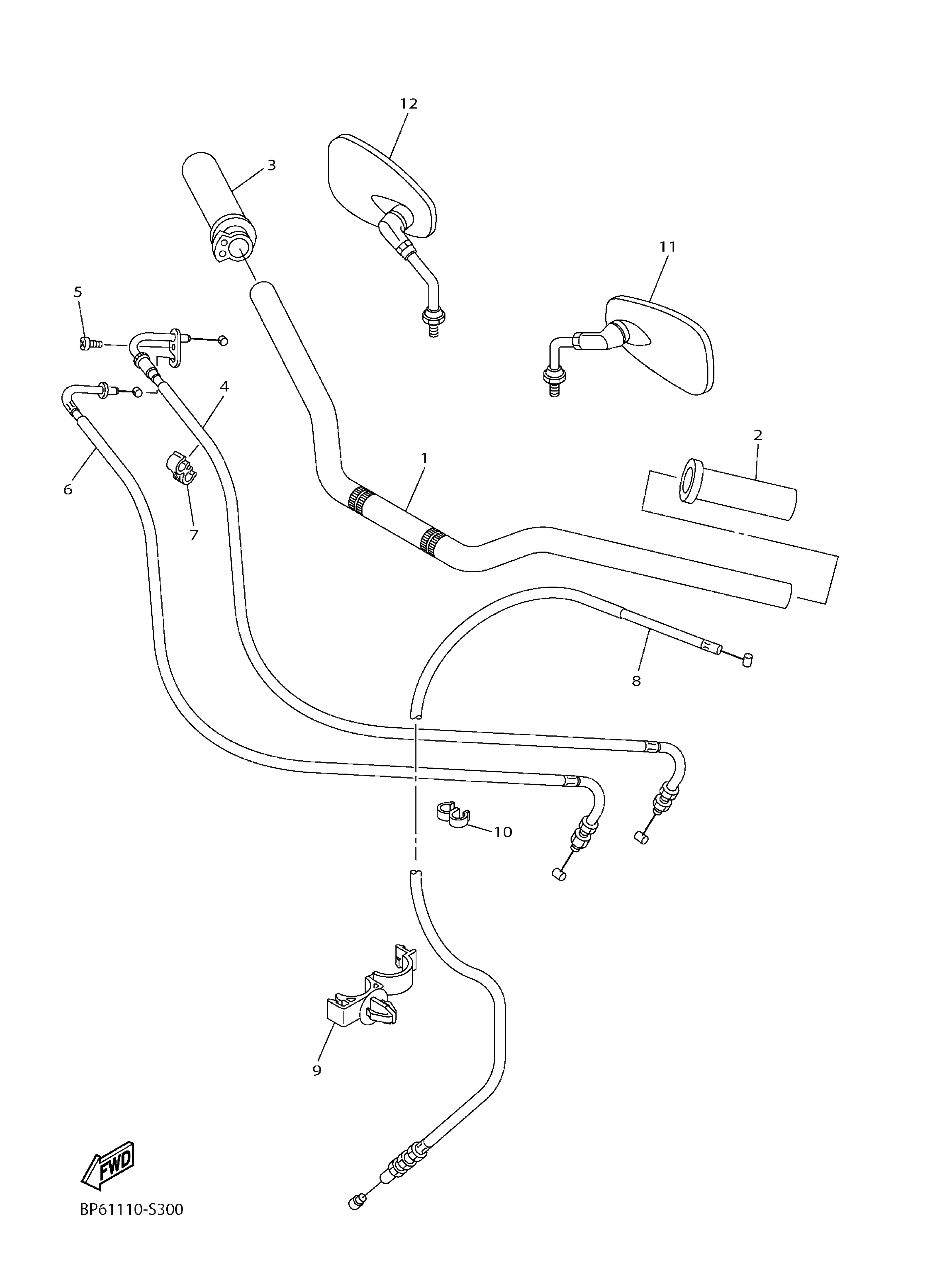 Steering Handle & Cable