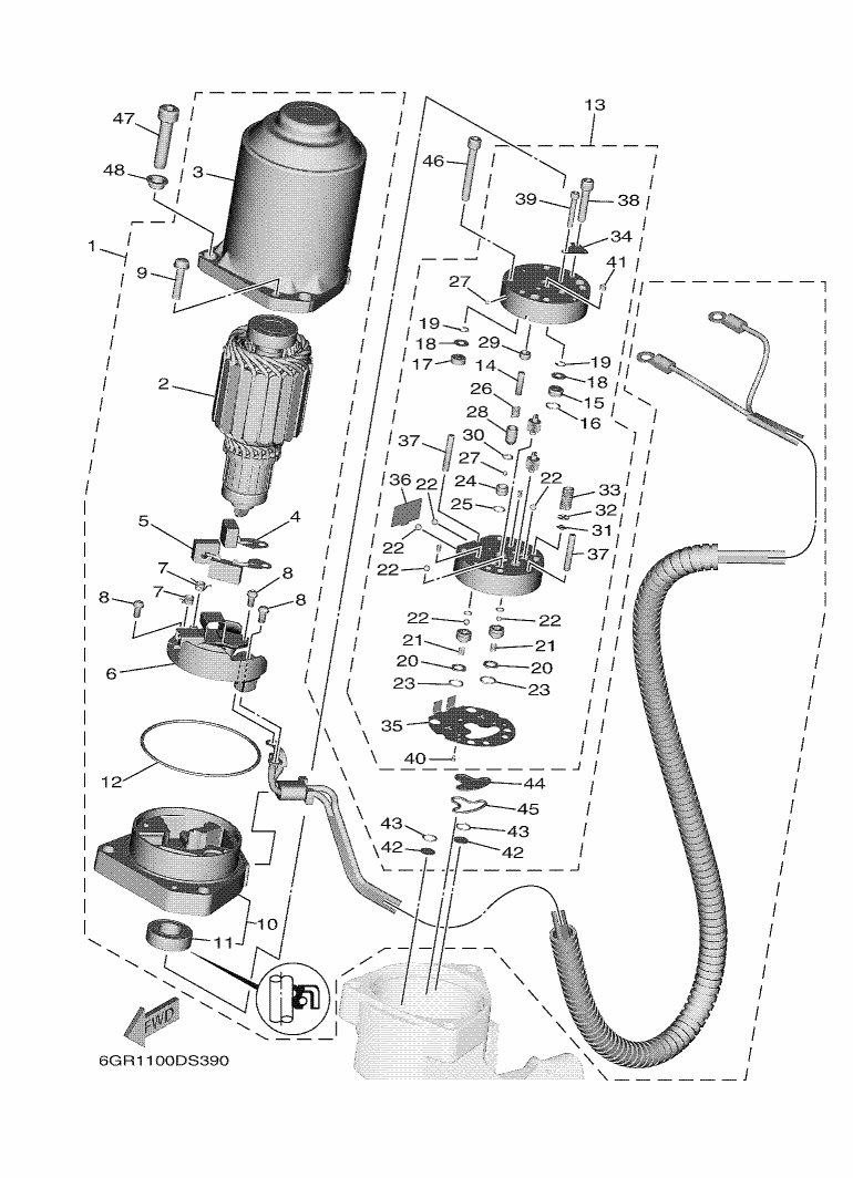 Power Trim & Tilt Assembly