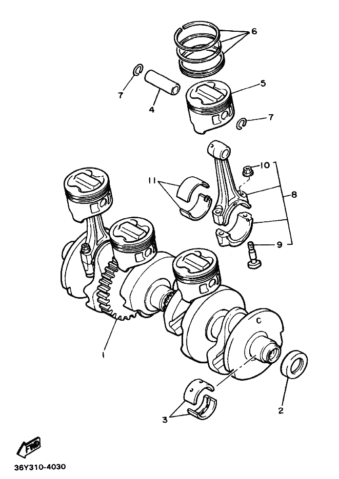 Crankshaft Piston