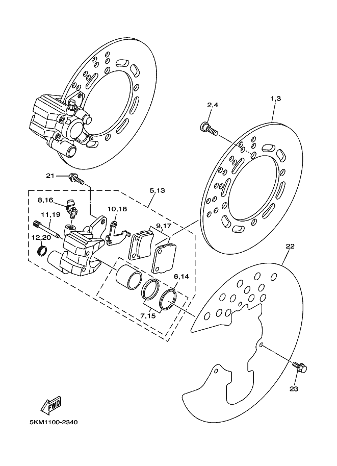 Front Brake Caliper