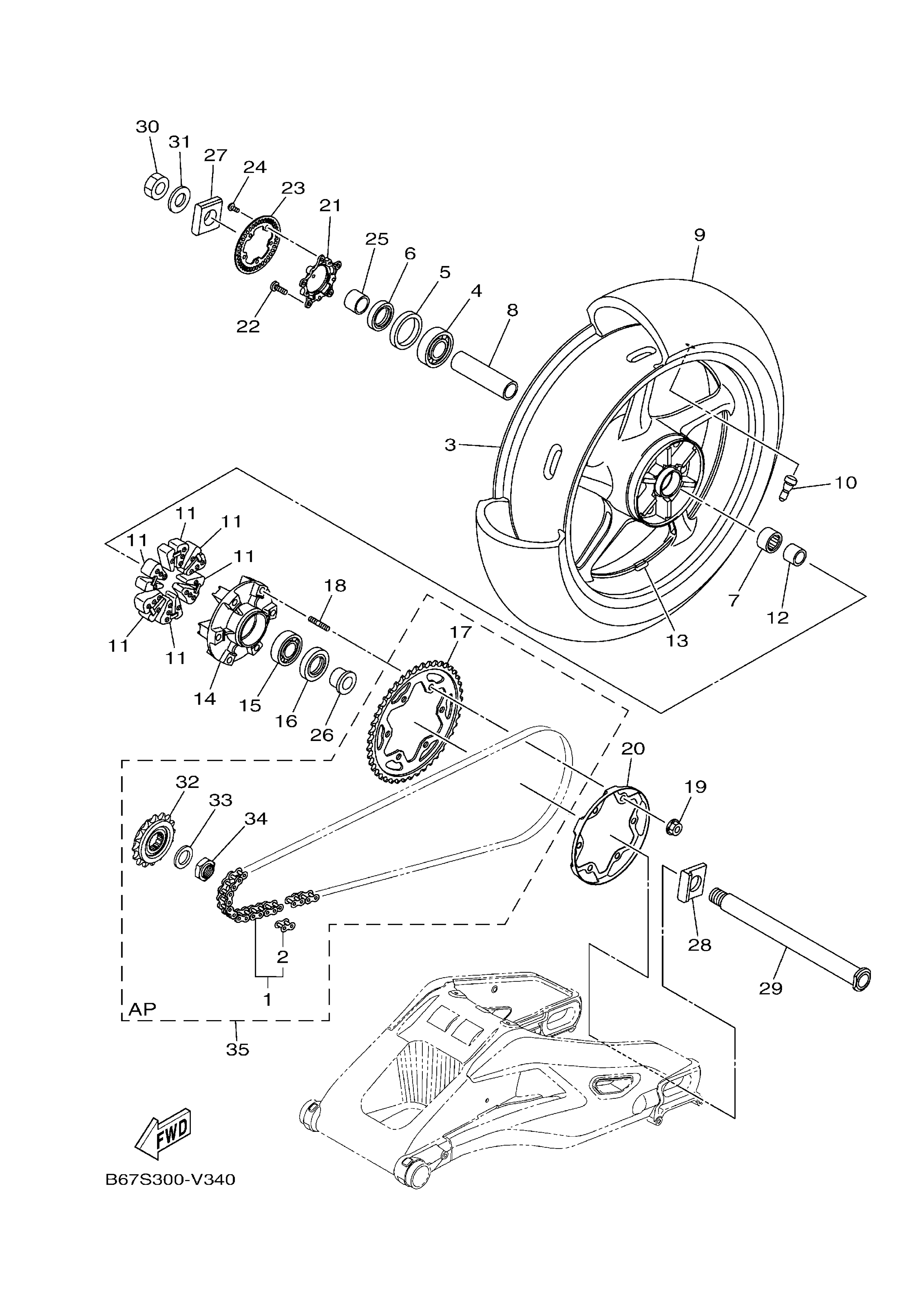 Rear Wheel
